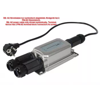 ALLNET Outdoor PoE Injector IP67 IEEE 802.3bt 60W Metal Housing ALL-PI2013Ov2BT60