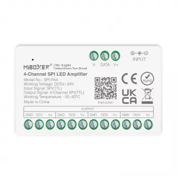 Synergy 21 Pixel LED Controller SPI-Serie 4-Channel Amplifier/Repeater (SPI-PA4)