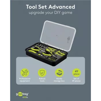 Goobay Advanced 49-Piece Precision Tool Set for Electronics Repair 77846