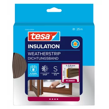 tesa E-Profil 05464-00101-02 Sealing Tape tesamoll Brown 25 m x 9 mm