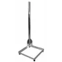 WEIß BS4040 Aluminum Balcony Stand 40x40 cm Base, 1 m Mast, 48 mm Diameter 3040