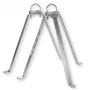 WEIß MHZ5060 Wall Mount Set Steel 50cm White (39065)