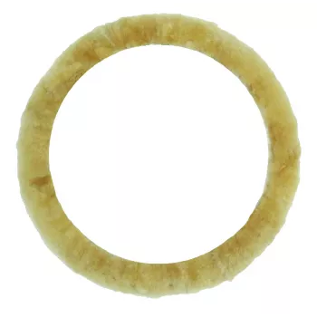 IWH Steering Wheel Cover, Real Lambskin, Beige, 35–41 cm 102712