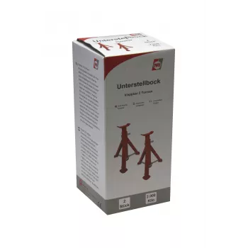 IWH Foldable Jack Stand 2 Tonnes, Working Height 27.5 - 36.5 cm 10899