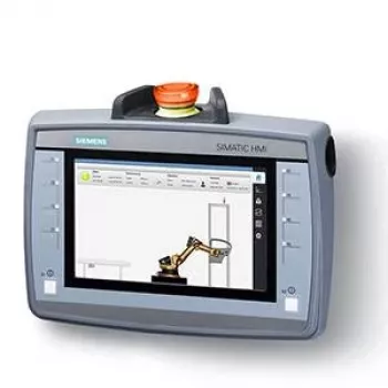 Siemens SIMATIC HMI KTP700F Mobile 7 inch TFT Touch Panel with PROFINET, IP65, Emergency Stop and Acknowledgment Buttons 6AV21252GB230AX0