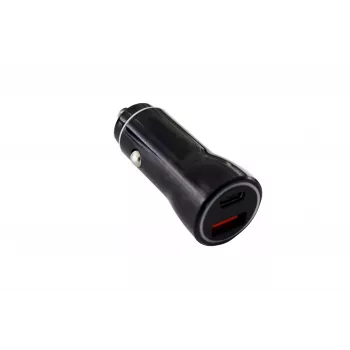 IWH Dual USB-C Car Charger 2.1A Black 019053