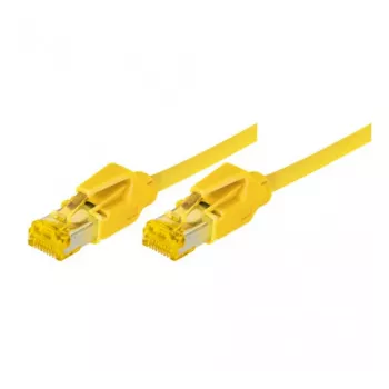 TECLINE Dätwyler Cat 6a S/FTP Patch Cable, PiMF, Yellow, 3.0 m, 10 Gbit/s, Halogen-Free, Hirose TM31 Connectors 78003Y