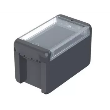 BOPLA CombiNorm-Connect Wall-Mount Enclosure, Polycarbonate, Graphite Grey (RAL 7024), 151 x 90 x 80 mm 96023134