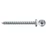 Fischer Power-Fast II CZF 670636 Chipboard Screws 4.5 x 40 mm Pozidriv PZ2 Zinc-Plated Steel, 200 Pieces