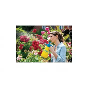 GLORIA Hobby 100 Hand Pressure Sprayer 1.3 L Blue Yellow Plastic Brass/Plastic 3 bar 000015.0000