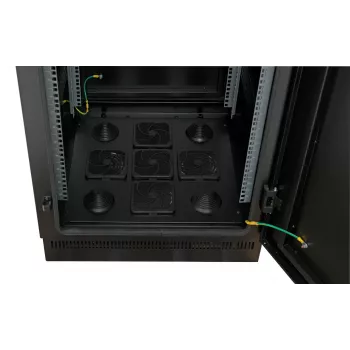 19 inch Network Cabinet 24U 800x800, IP55, with Pre-Assembled Plinth, RAL9005 692724IP55V2.TS