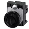 Siemens SIRIUS ACT 3SU1200-6KB10-1AA0 Acoustic Annunciator, 22 mm Round, Plastic, Black, 24 V AC/DC, IP66/IP67/IP69K