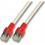 EFB K5450.2 RJ45 Crossover Patch Cable SF/UTP Cat.5e CCA 2m Grey with Red Boot