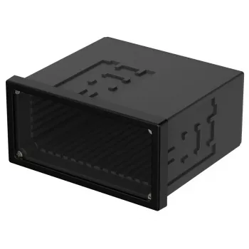 Bopla NGS 9408 UNINORM Plug-in Housing, 96 x 48 x 85 mm, Black RAL 9005 17940801.MT1