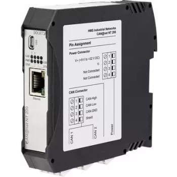 Ixxat CAN-Ethernet/IP Gateway, RJ45, 9-36 V DC, DIN Rail 1.01.0332.20000