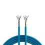 INFRALAN Cat.6A 500 MHz U/UTP 4-Pair Installation Cable, AWG23, CPR B2ca, RAL5015 Blue, 305m 99960.305-CPR