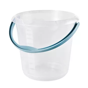 KEEEPER Bucket with Spout 10L Mika Ø30x28cm Transparent