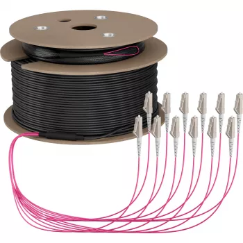 EFB Elektronik Trunk Cable U-DQ ZN BH OM4 12G 1x12 LC-LC 150m Dca LSZH - 150 m (O8342S150OM4)