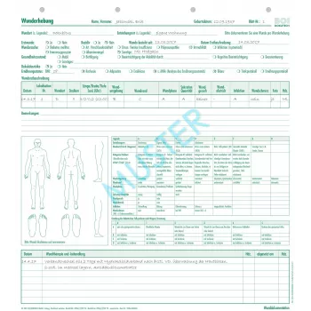 BOI Wound Documentation Forms, 50 Sheets A4 9206-00435N