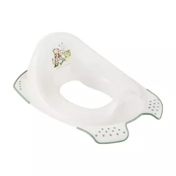 KEEEPER Toilet Training Seat with Anti-Slip Function Ewa Winnie the Pooh 30x40x15 cm White