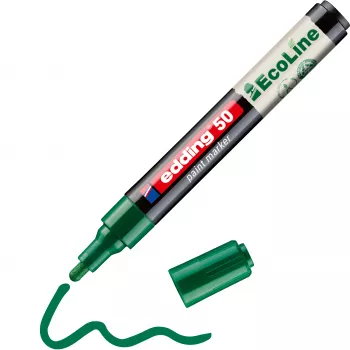 Edding 50 EcoLine Lacquer Marker Green 2-3 mm 4-50-004