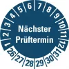 HEIN Industrieschilder Inspection Sticker NP26-31 Blue Round 20mm 500/Roll (185778)