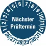 HEIN Industrieschilder Inspection Sticker NP26-31 Blue Round 20mm 500/Roll (185778)