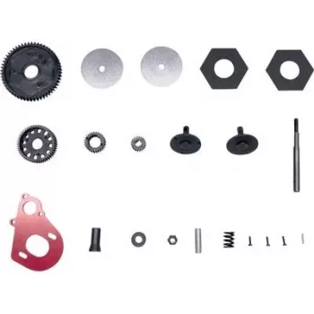Reely RE-5546595 Motor Mount Plate and Gearbox Assembly