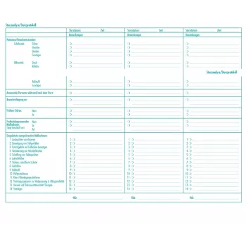 BOI Fall Analysis/Protocol Forms, 50 Sheets (9206-00389)