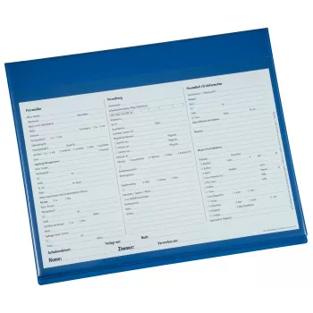 BOI Dokutech Solid Ring Binder A4 Blue, 2 Rings, 30 mm Ring Diameter, 50 mm Spine Width 9108-01824