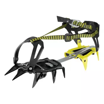Salewa Alpinist Walk Crampons - 12-Point Semi-Automatic Crampons for Glacier Travel and Alpine Trekking