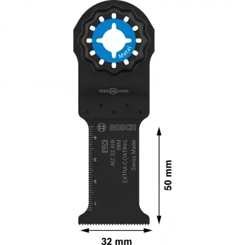 Bosch Professional Starlock AIZ 32 AIB Plunge-Cutting Saw Blade, 32 x 50 mm, Bi-Metal 2608669077
