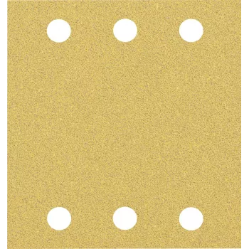 Bosch 2608901668 Sanding Paper for Orbital Sander, 10-Piece Set, Grit 60/120/180, 107 x 115 mm