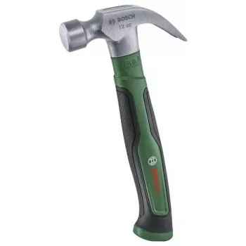 Bosch Professional Claw Hammer 340 g with Magnetic Nail Holder and Anti-Vibration Handle (1600A02W7X)