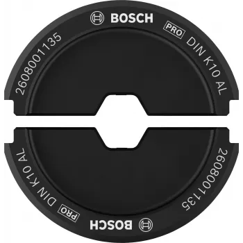 Bosch 2608001135 Crimp Insert for Tubular Cable Lugs and Connectors, 16 mm², Hexagonal Profile