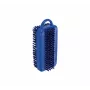 Haug Bürsten FC3172 Nail Brush, Blue Plastic, Double-Sided Nylon Bristles