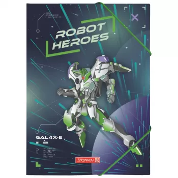 BRUNNEN Collection Folder ROBOT HEROES DIN A4 Dark Blue Mint 1041604421