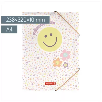BRUNNEN Happy Hippie A4 Document Folder Yellow, Orange, Violet 1041604422