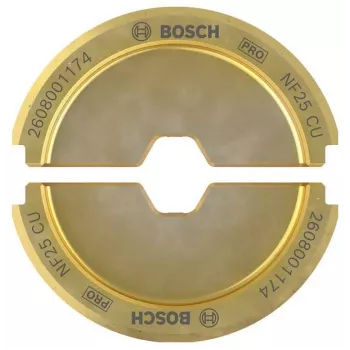 Bosch Crimping Die for Tubular Cable Lugs and Connectors, 25 mm², Hexagonal Profile, for GKC 250 2608001136