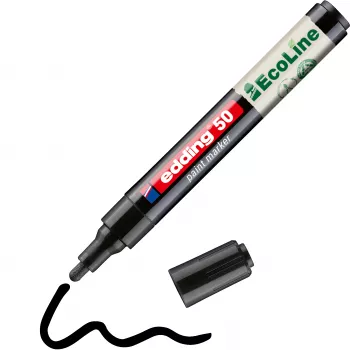 Edding 50 EcoLine Lacquer Marker Black 2-3 mm 4-50-001