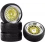 Reely 1:10 On-Road Complete Wheel Racing CLS Gold 1 pc RE-6702300