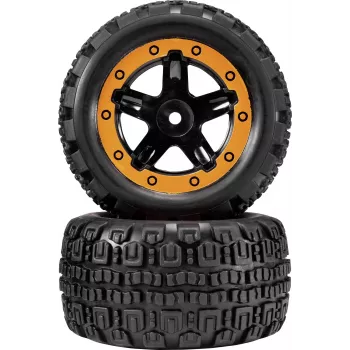 Reely RE-7042668 1:10 On-Road Wheel Set (2 pcs, 65 mm, 12 mm Hex, Black)