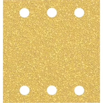 Bosch C470 Best for Wood and Paint Sanding Sheets for Orbital Sander, Grit 40, 107 x 115 mm, 50 Pack 2608901654