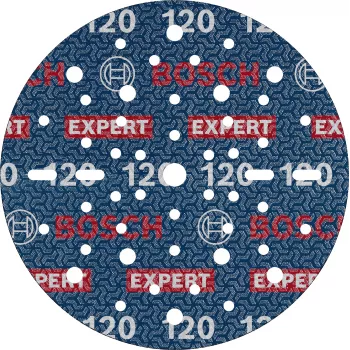 Bosch Expert M480 Sanding Disc 150 mm P120 8+8+1 Holes Hook and Loop 2608902459