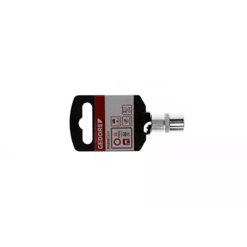 GEDORE red Drive Adapter 1/4 Square x 1/4 Hex, Length 25 mm R47100003