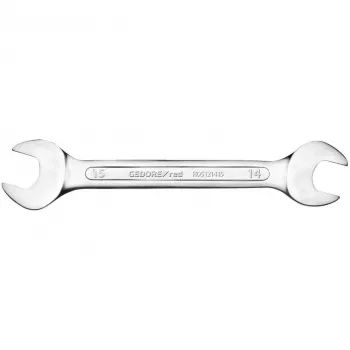 GEDORE red Double Open-End Wrench 24x27mm, 245mm Length R05122427