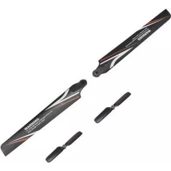 Reely BigFox Replacement Propeller Set (4-Pack: 2 CW, 2 CCW) – 5.5 inch 2-Blade Props for RE-7693629