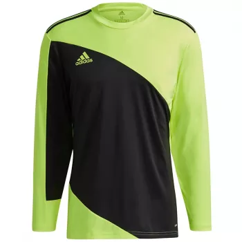 adidas Squadra 21 Goalkeeper Jersey Men's Long Sleeve Black/Semi Solar Slime Size L GN5795