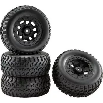 Reely RE-6622356 Complete Wheel Set for 1:10 Short Course Eraser (2 pcs)