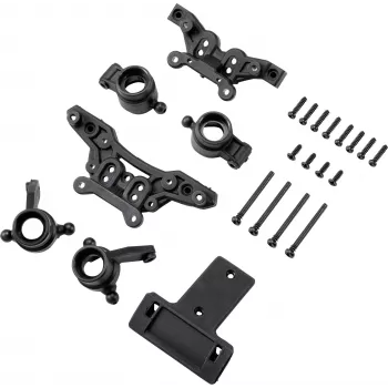 Reely RE-6747315 Servo Arm Set for 25T Spline Servos (5 Pieces, Black)